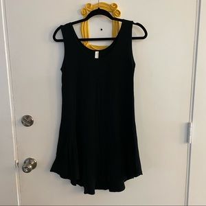 Loose mini dress black American apparel